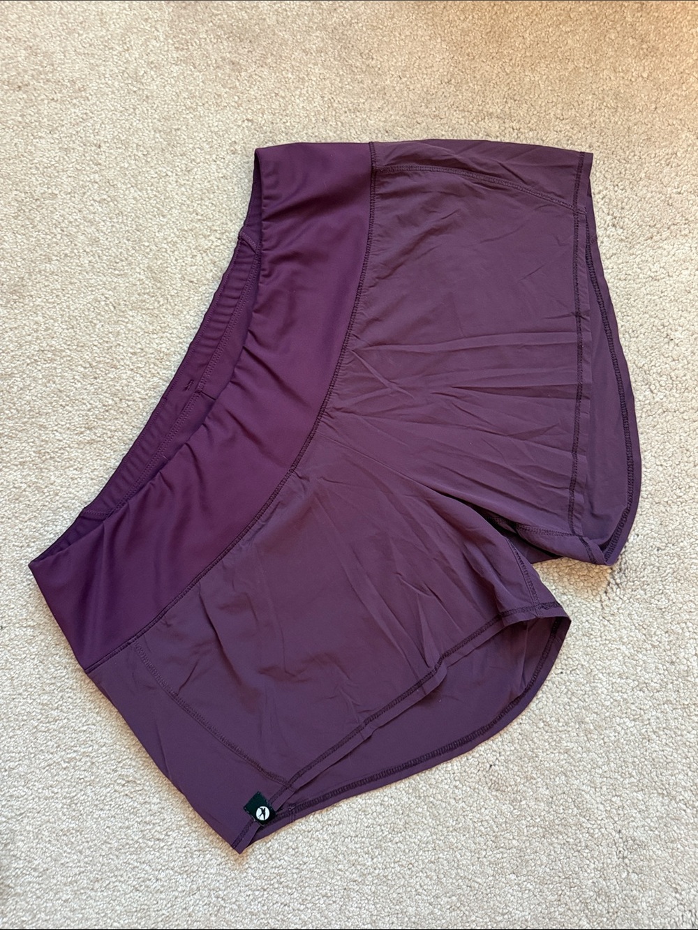 Oiselle Purple Roga Shorts
